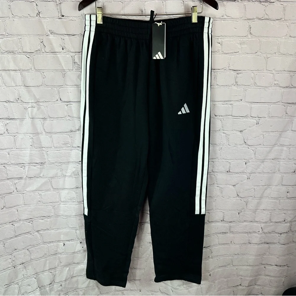NWT Adidas Black Multi sport track Pants warmup mens L activewear streetwear